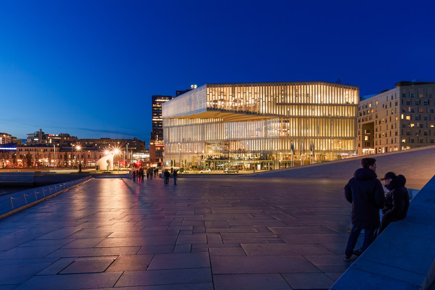 Deichman Bjørvika central library, Oslo, Norway by Atelier Oslo and Lundhagem