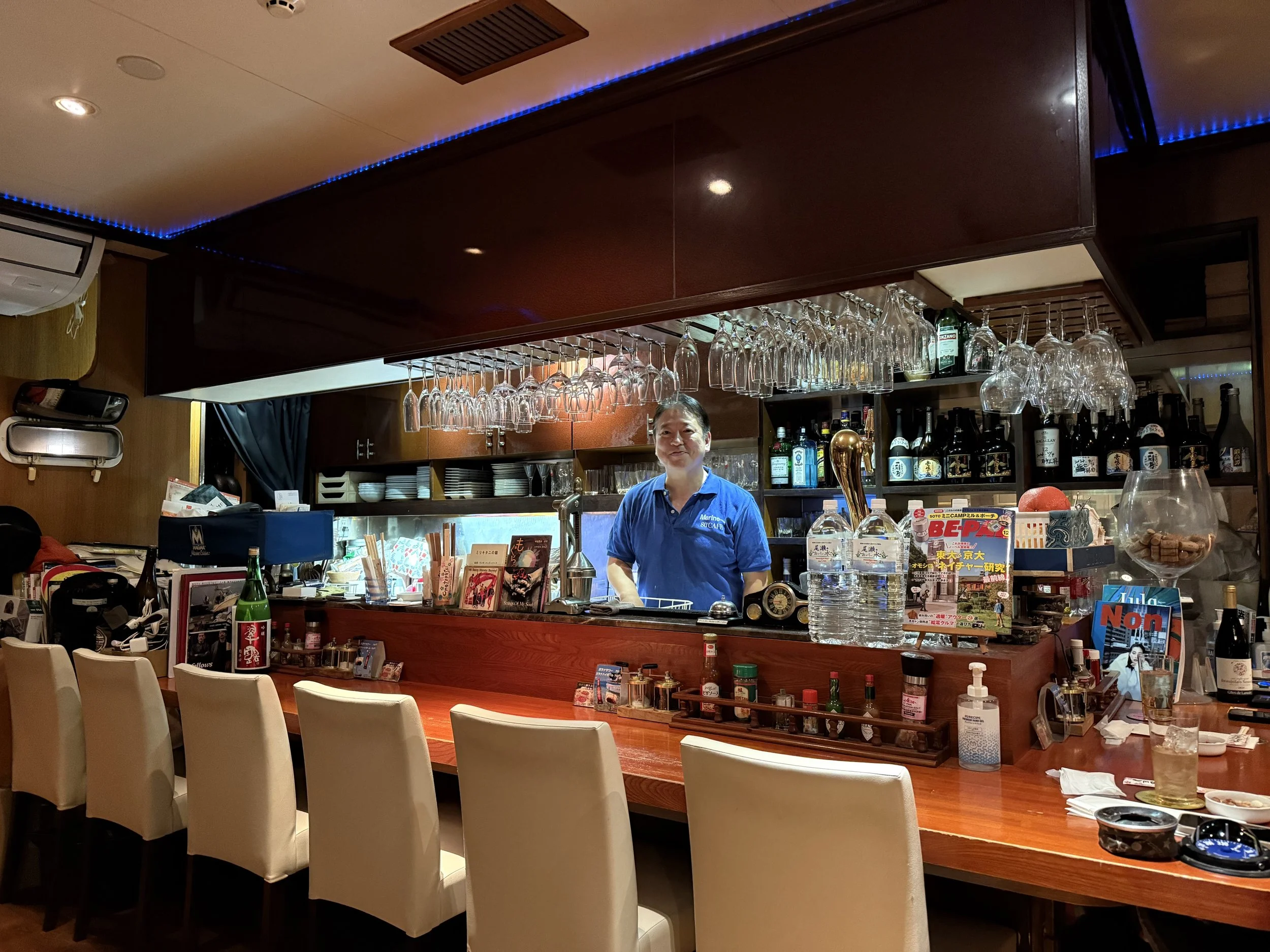 [東京赤阪] 80年代郵輪風酒吧 Marine-J 80’ Cafe