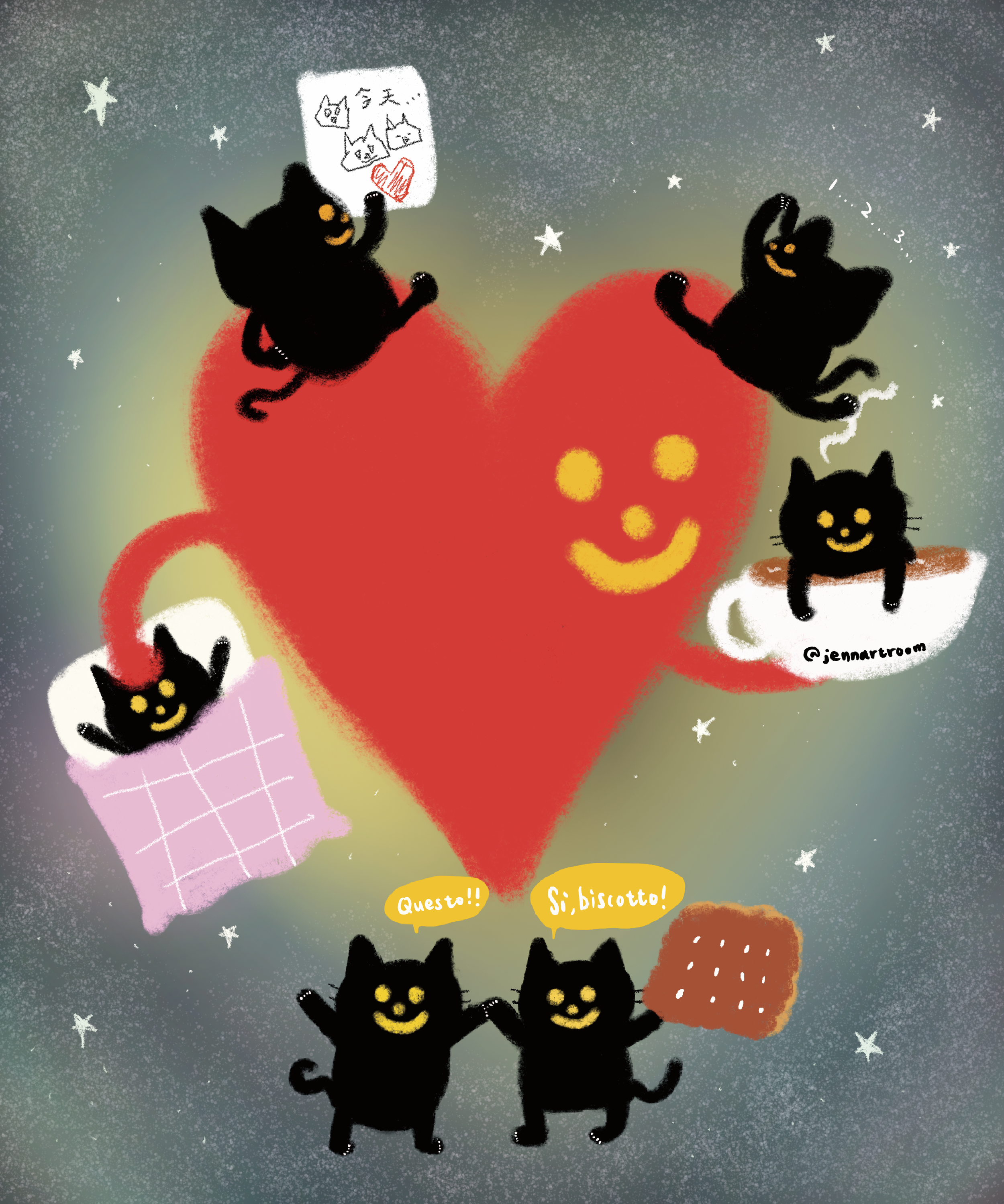 The new moon cats