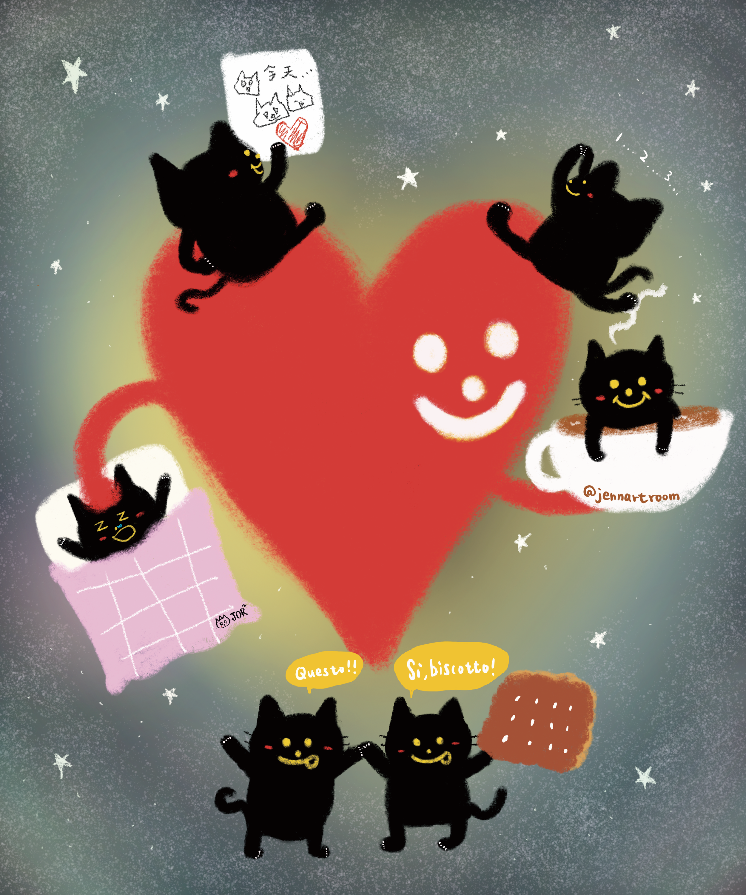 Jor Jor the new moon cat