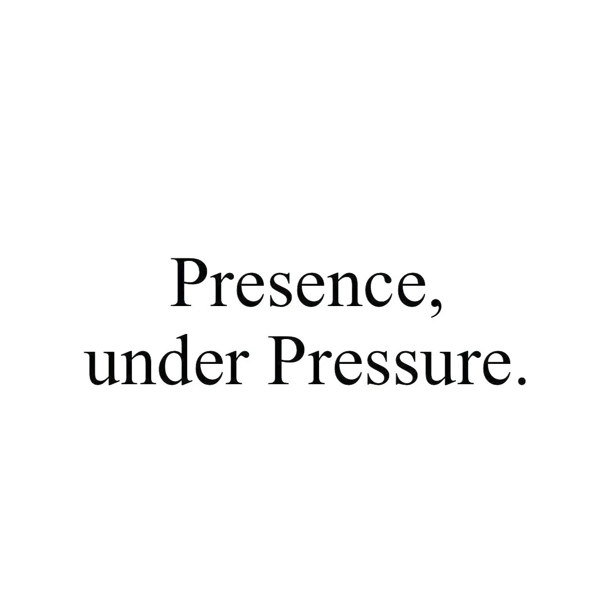 Leadership Clarity Under Pressure