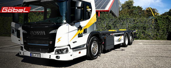 E-Truck mit HydraLifter ausgestattet