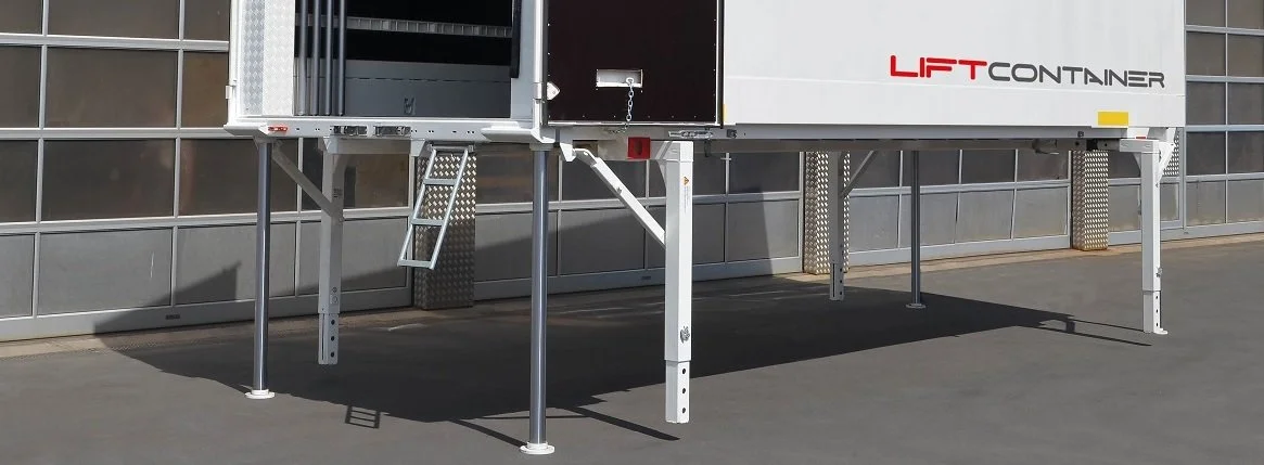 Der LiftContainer – Die hydraulisch absenkbare Wechselbrücke