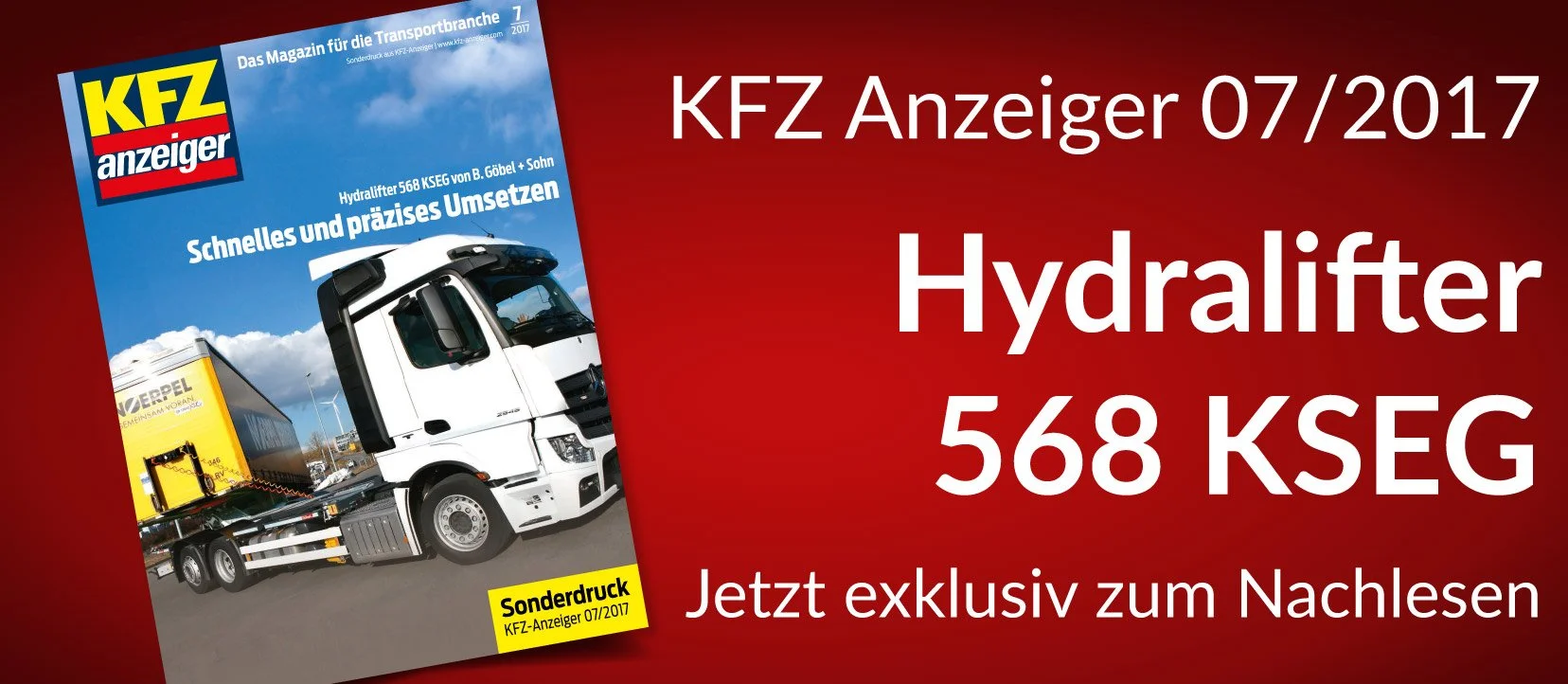 KFZ Anzeiger 07/2017- Schnelles und präzises Umsetzen