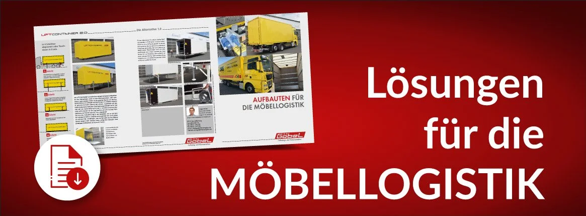 Aufbauten für die Möbellogistik