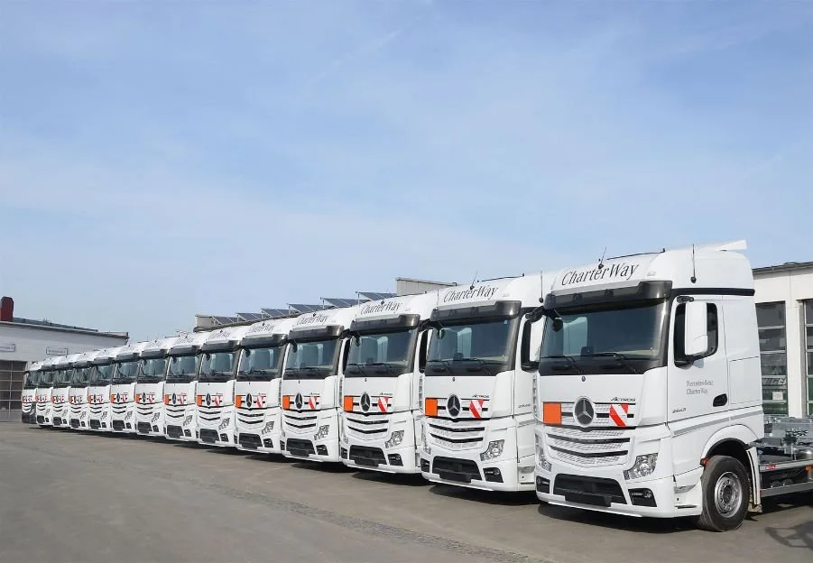 Mercedes Benz ACTROS für Charter-Way Flotte