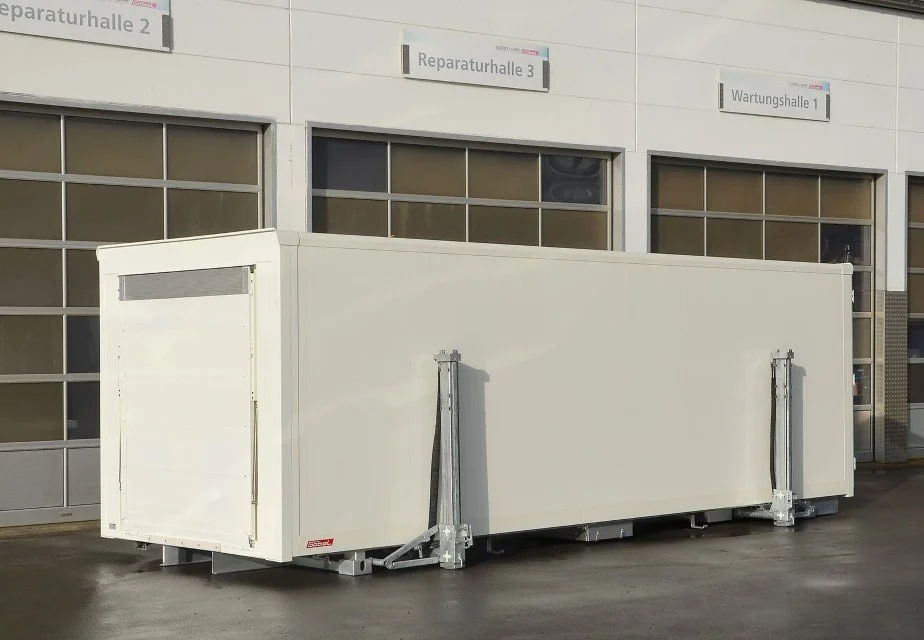 LiftContainer 2.0 mit vorderer und hinterer Durchlademöglichkeit