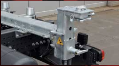 Mechniklifter mit 565 XXL, 3 Abstellhöhen von 970 mm, 1.020 mm und 1.220 mm mit nur einem Adapter.