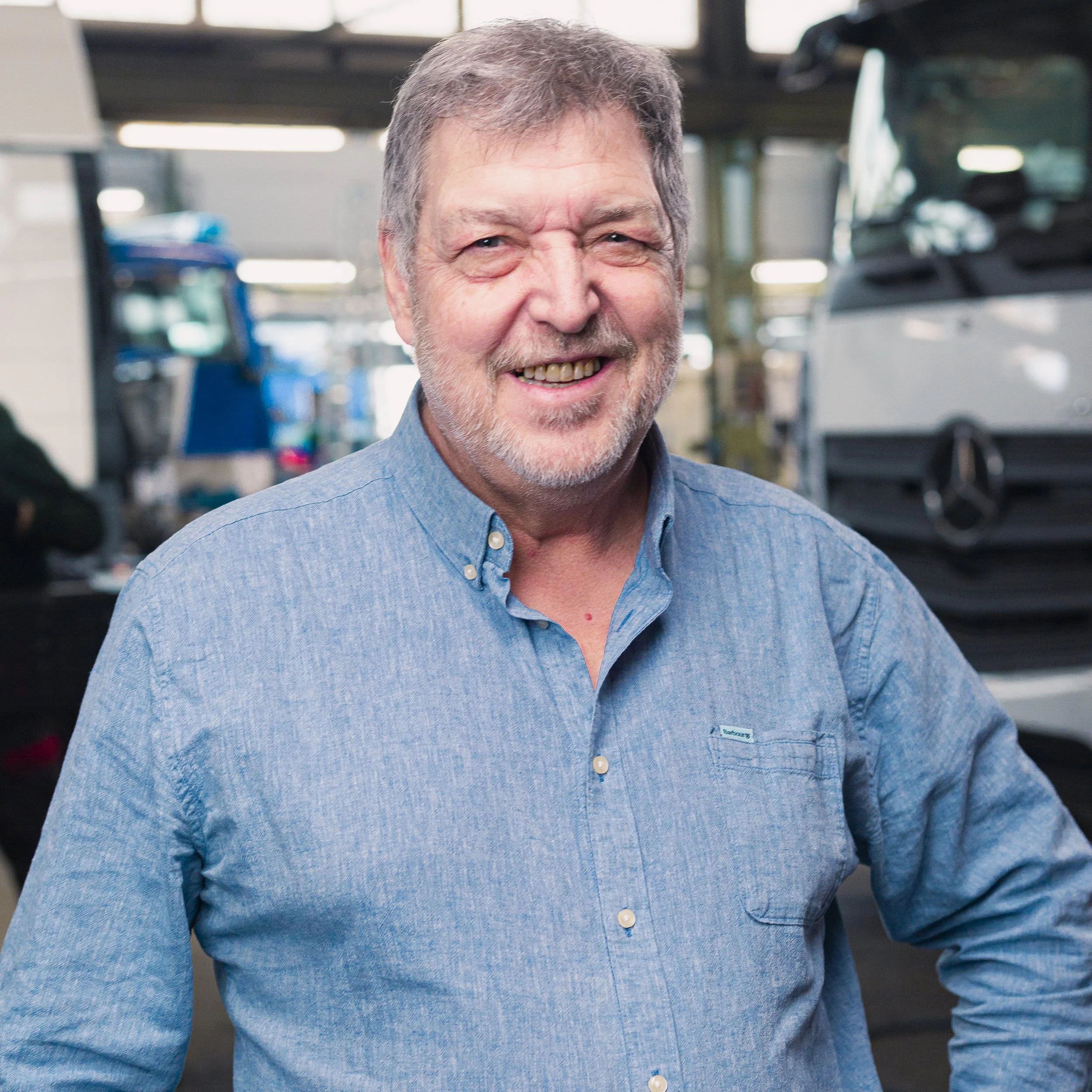 Peter Amrhein Mitarbeiter und Qualitätssicherung, IT und Einkauf Göbel Fahrzeugbau