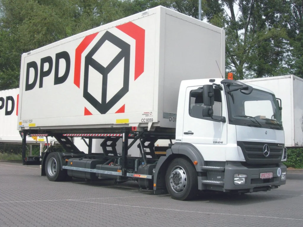 Einsatzbeispiel eines Hublifters für DPD