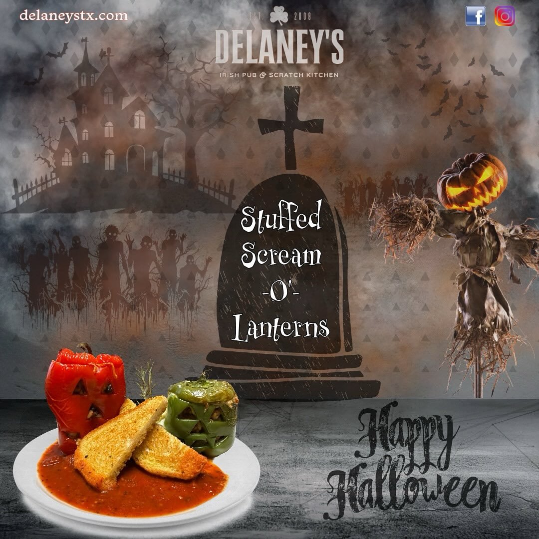 Try our delicious stuffed  scream o lantern bell peppers! They&rsquo;re so good it&rsquo;s scary!