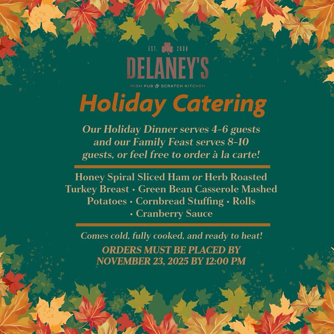 We know the holidays can be hectic, let us help! Place your order today and let us do the work!