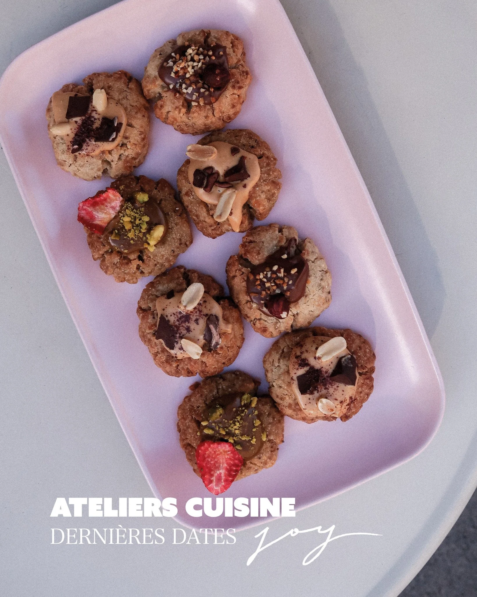 Derniers ateliers cuisine chez JOY 🧑&zwj;🍳🧡

Les derniers rendez-vous &agrave; noter dans vos agendas 🍕🌱🌯🍪🍋🧁

Apr&egrave;s 10 ans &agrave; imaginer, cr&eacute;er et vous r&eacute;galer, 
cette aventure sous forme d'ateliers collectifs touche