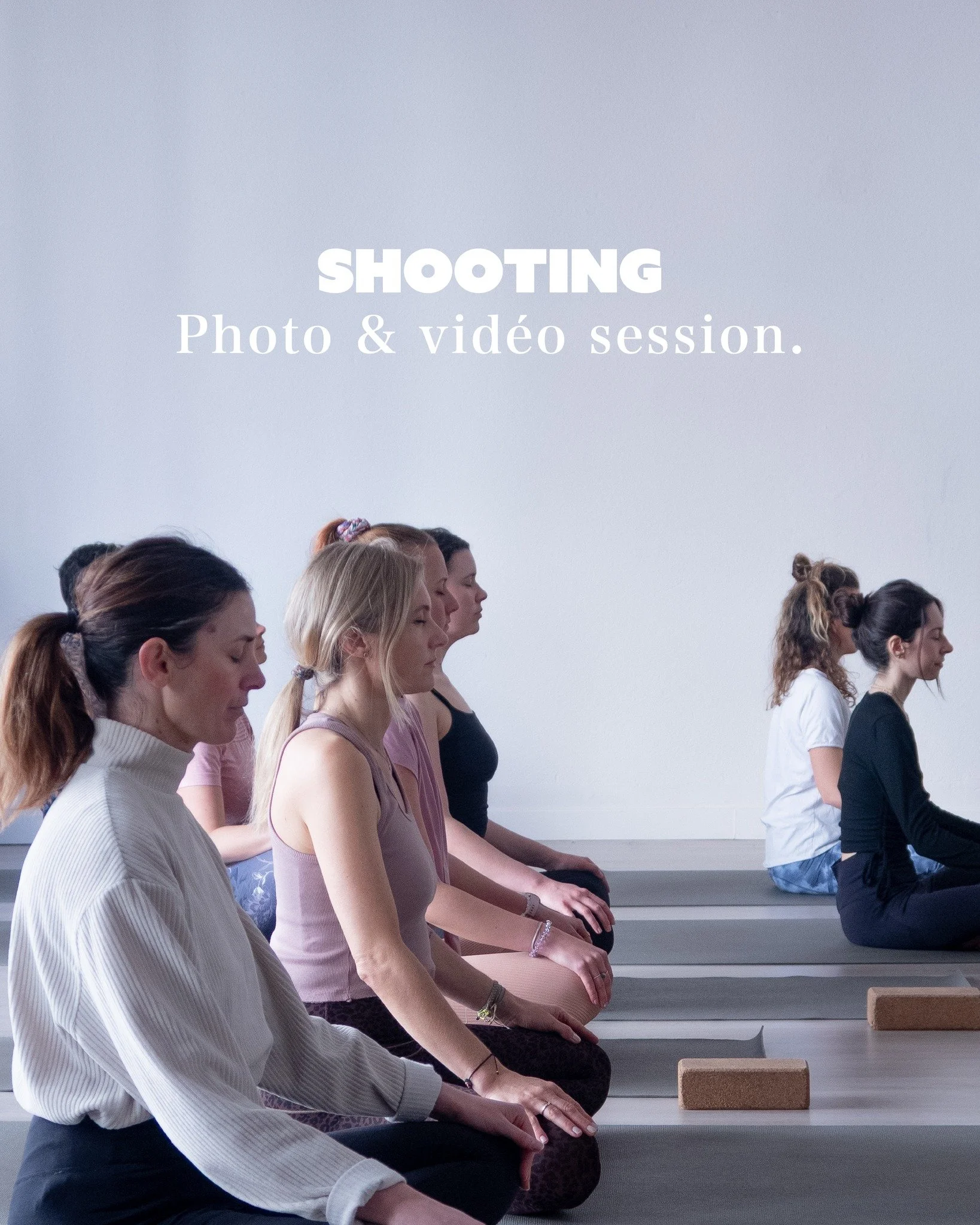 Session shooting &amp; vid&eacute;o 🎥 🧘&zwj;♀️

Nous avons besoin de vous, &eacute;l&egrave;ves de JOY ! Qui d&rsquo;autre que vous pour repr&eacute;senter notre studio ? 

💛 Participez au cours de slow flow* donn&eacute; par @camilledides
Le vend