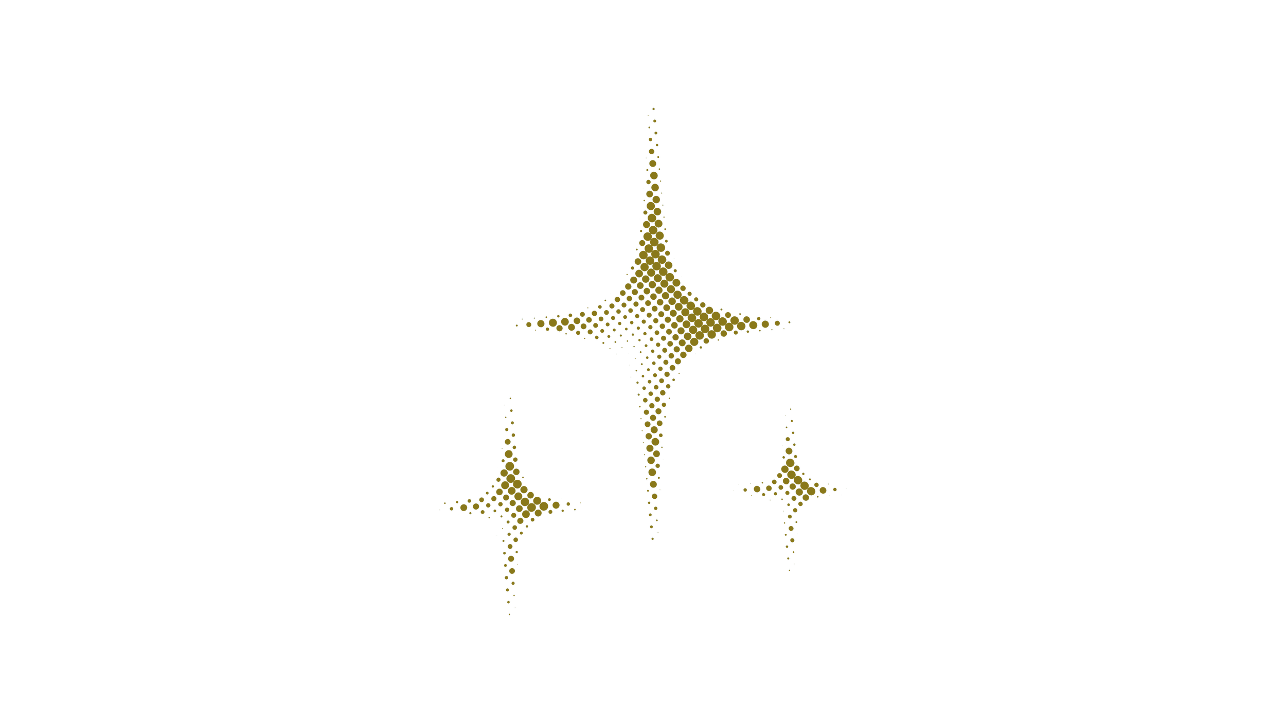 Golden sparkling stars on a black background.