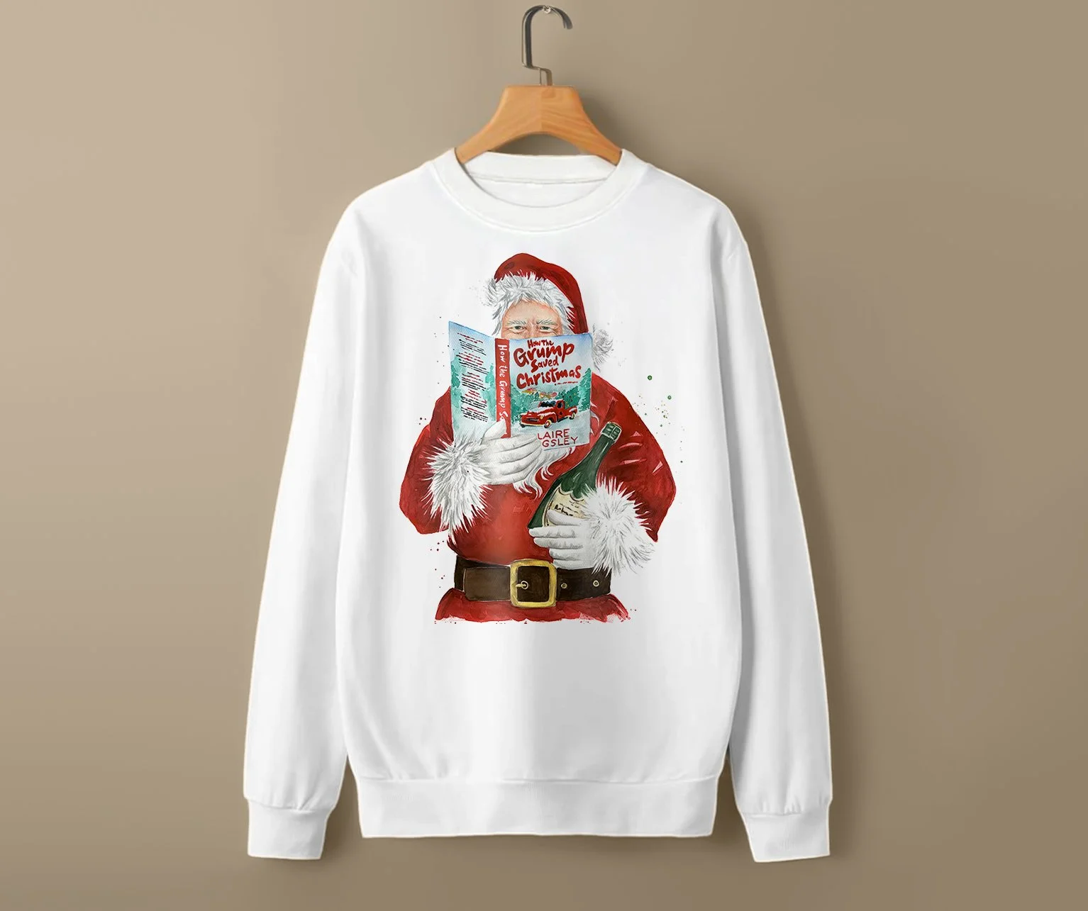 How the Grump Saved Christmas book sweatshirt .jpg