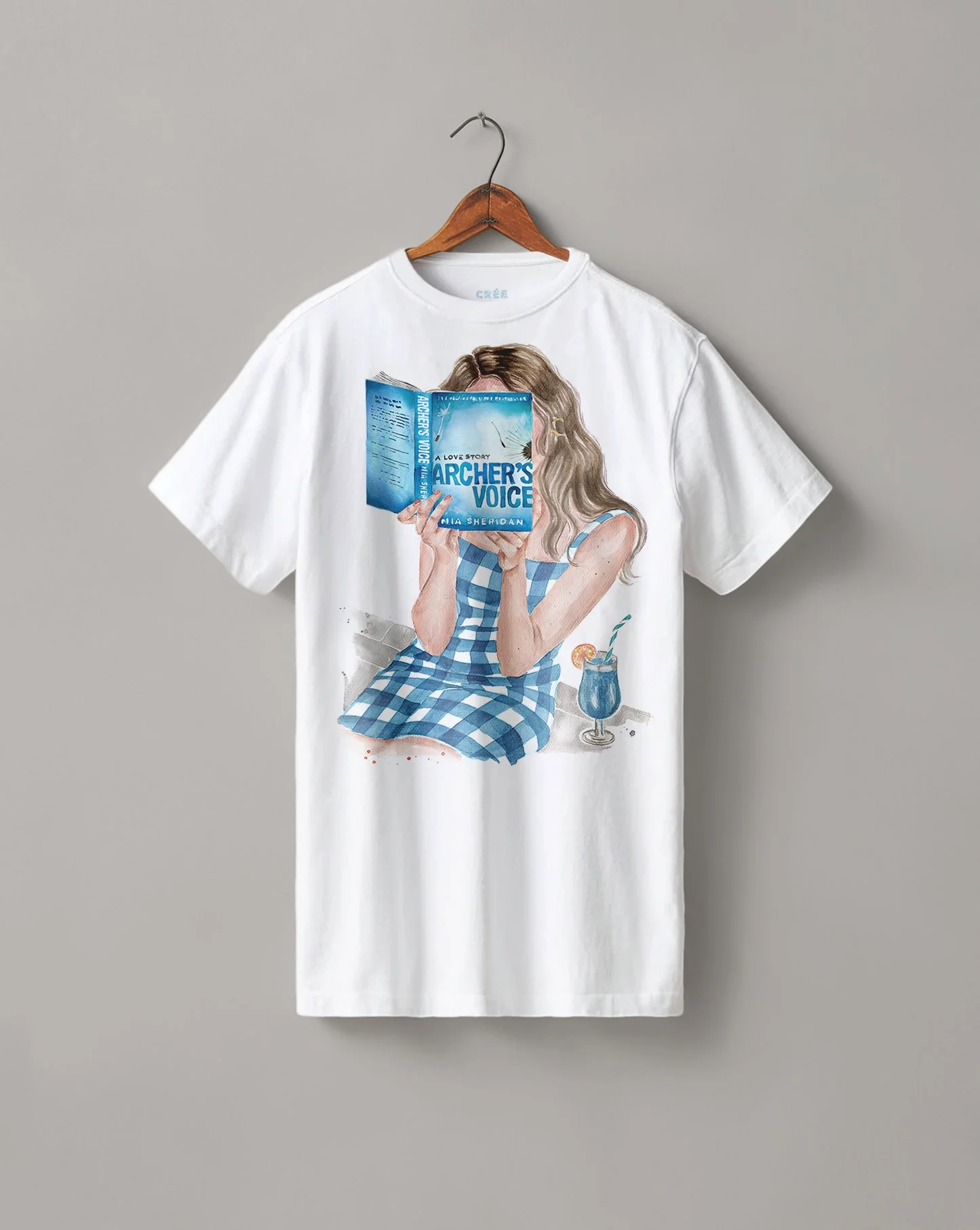 Archer's Voice book heavyweight boyfriend fit t-shirt | hair options