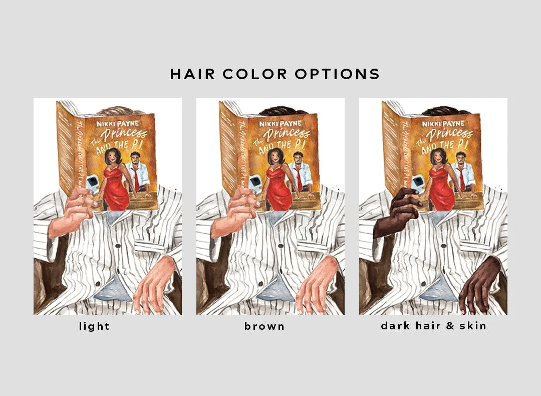 The Princess and the P.I. by Nikki Payne book hair.jpg