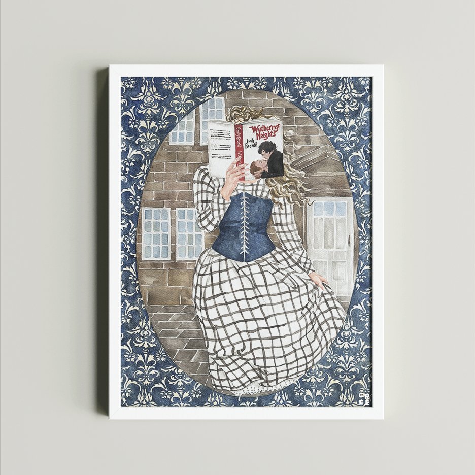 Wuthering Heights by Emily Bronte book print 1.jpg