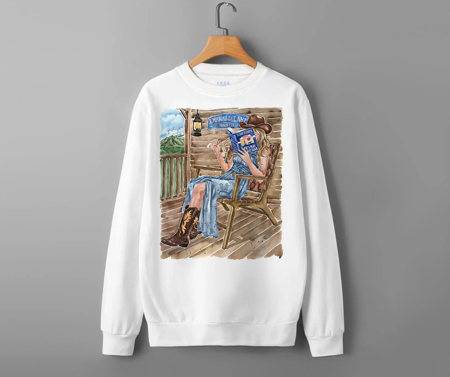 Fever Dream (Emerald Lake #1) book white sweatshirt | hair & skin options