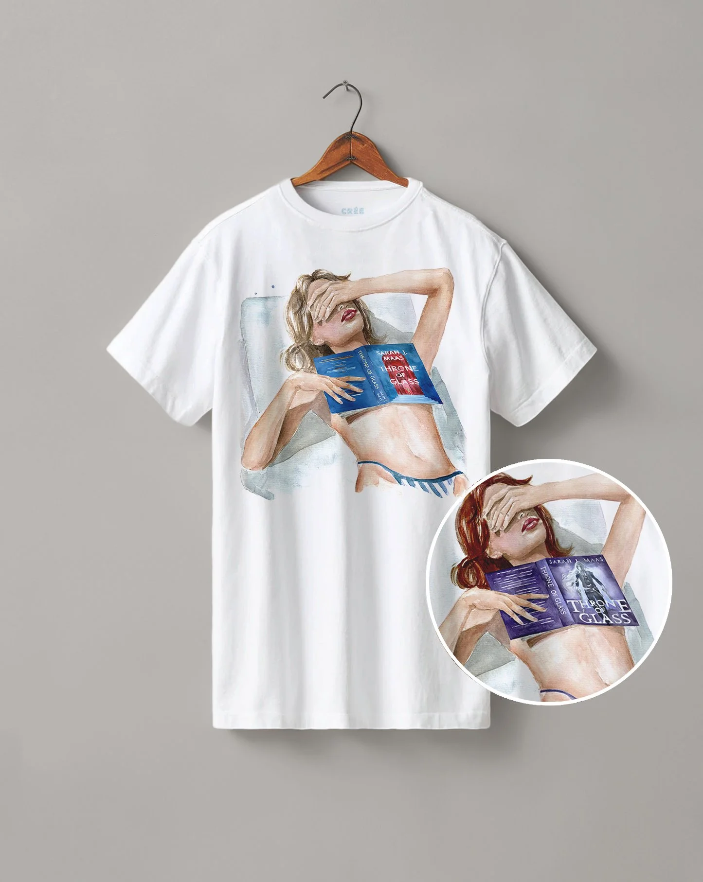 Throne of Glass book by Sarah J Maas t-shirt.jpg