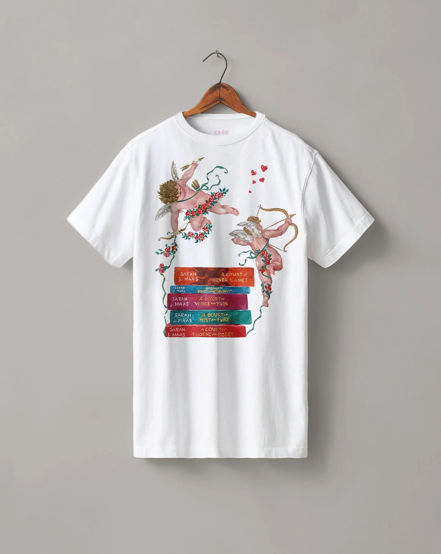 A Court of Thorns and Roses series heavyweight boyfriend fit t-shirt