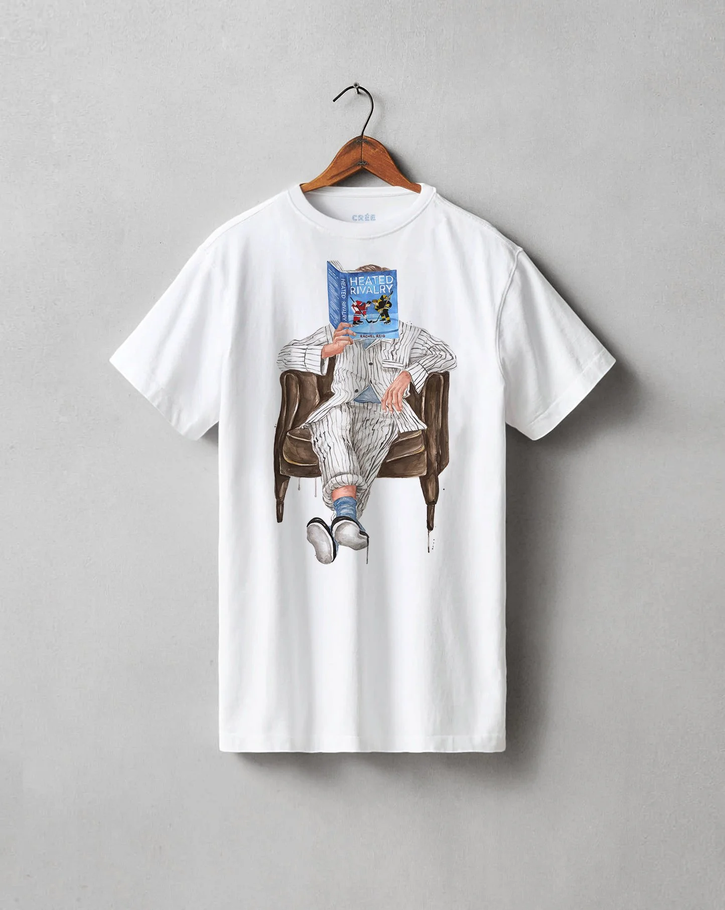 Heated Rivalry book – heavyweight boyfriend fit tee |Josie Silver  | The Game Changers Series tee  | hair color and skin options 7.jpg