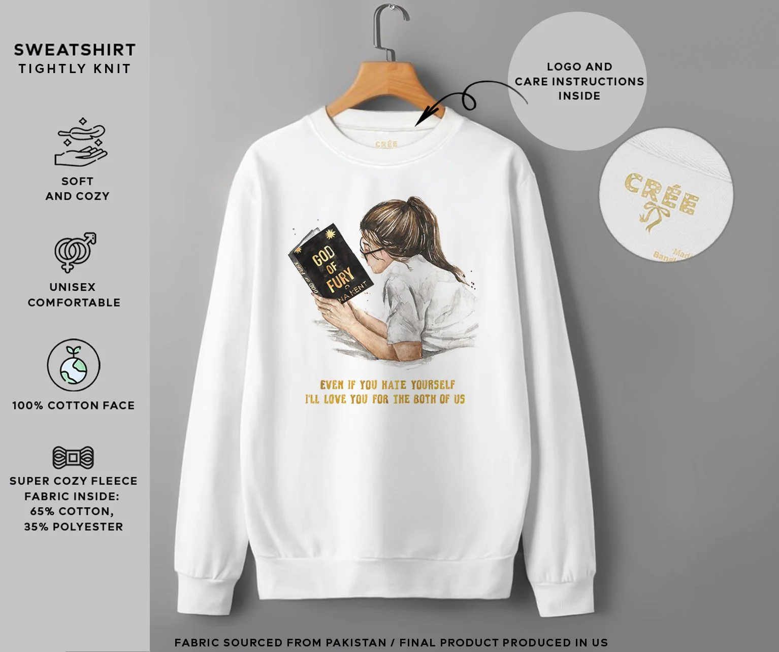 God of Fury book Sweatshirt | Rina Kent Fantasy Book Pullover 2.jpg