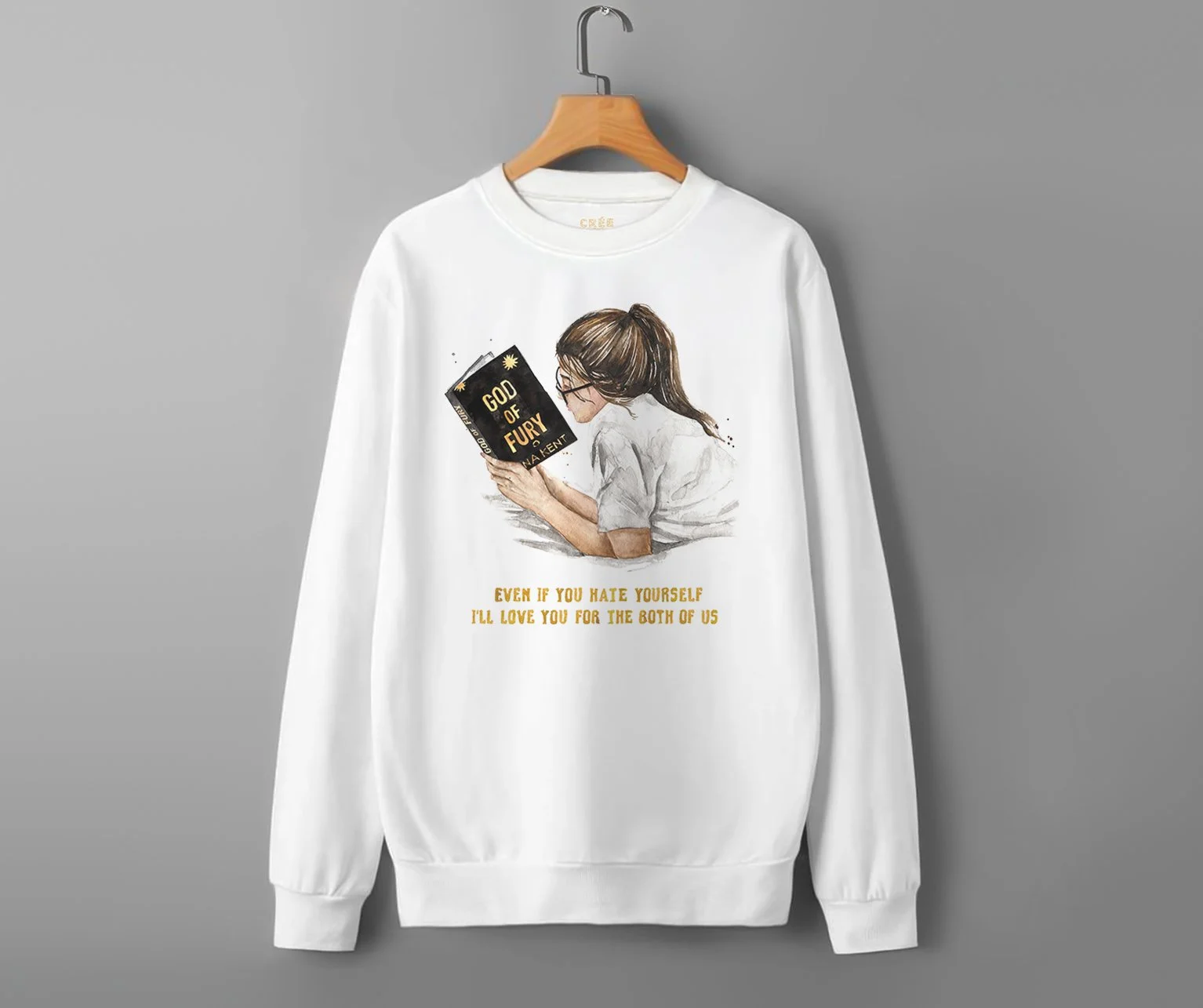 God of Fury book Sweatshirt | Rina Kent Fantasy Book Pullover.jpg