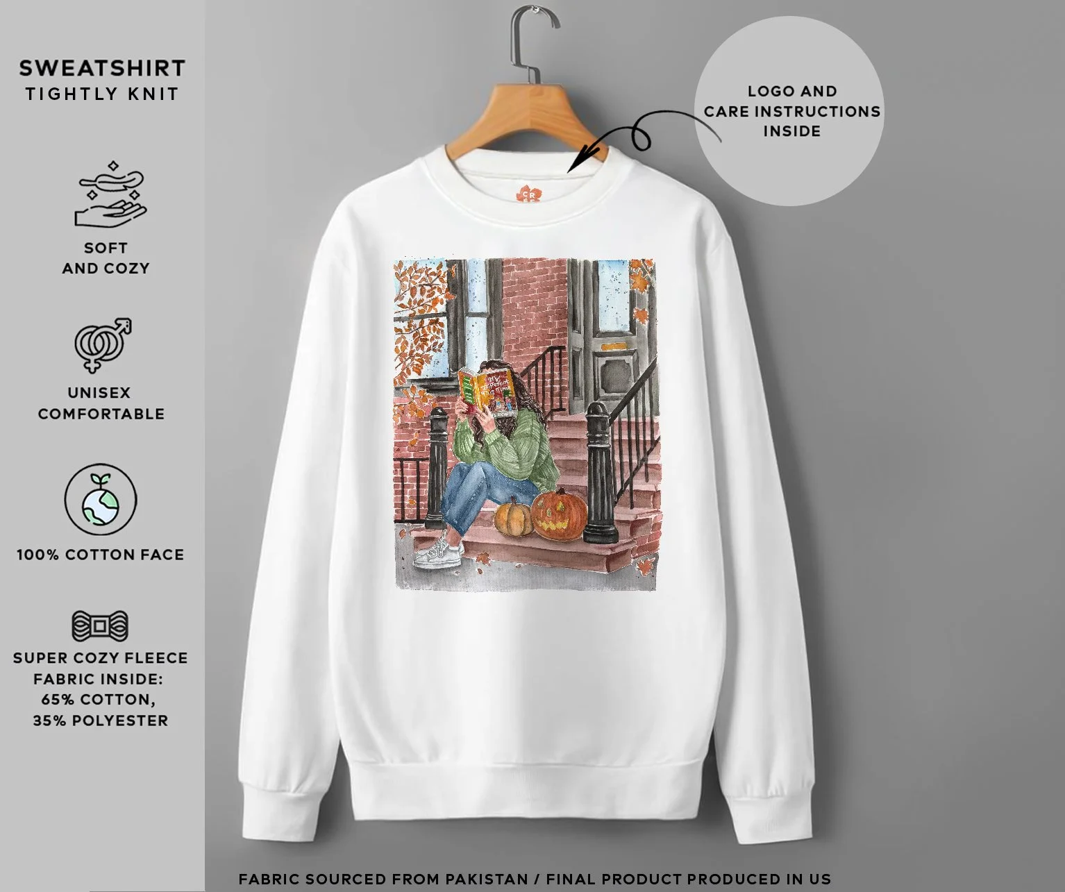 It’s Different This Time book sweatshirt – cozy romance book sweater – autumn reading pullover 2.jpg