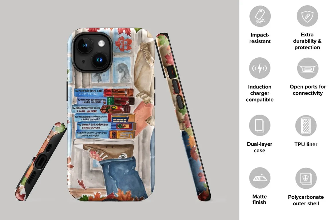 Dream Harbor series phone case – Laurie Gilmore romance book phone case – MagSafe available2.jpg