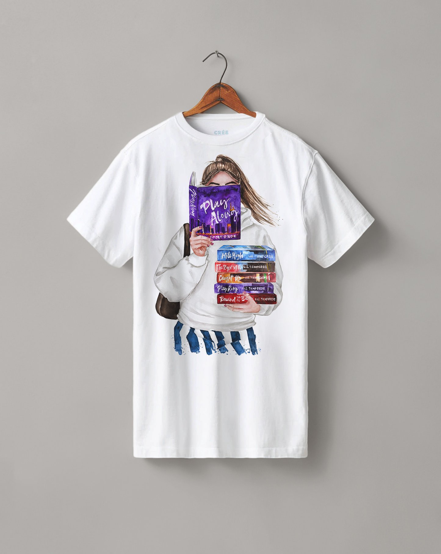 Play Along (Windy City series) book t-shirt | hair & skin options