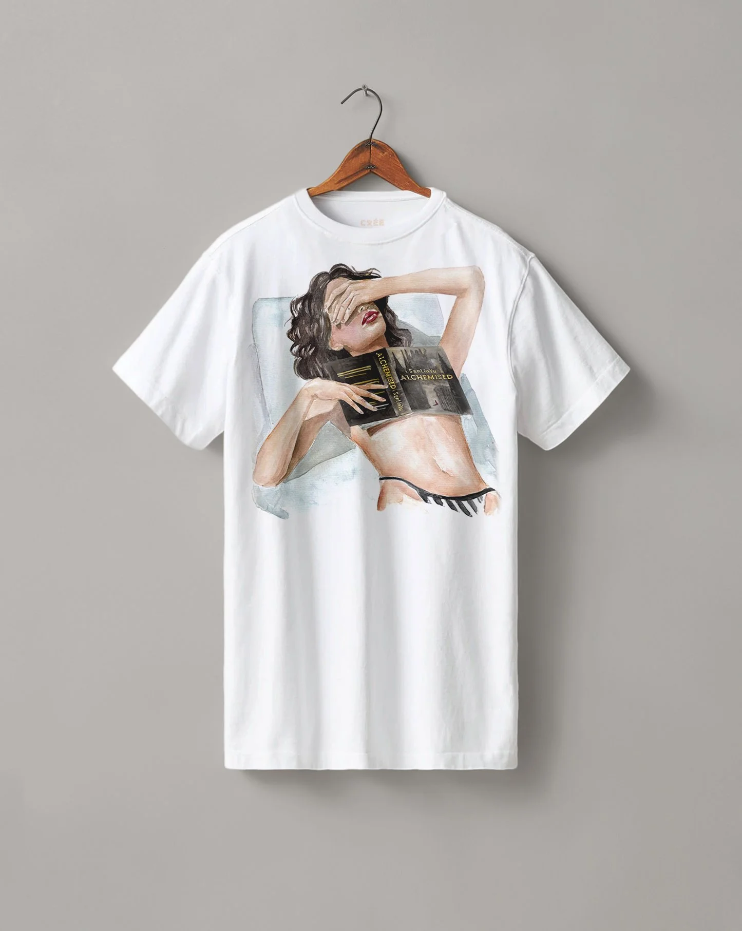 Alchemised book heavyweight boyfriend fit t-shirt | hair & skin options