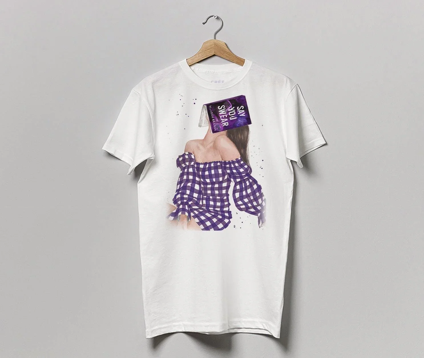 Say You Swear book t-shirt | 100% cotton tee | hair color options