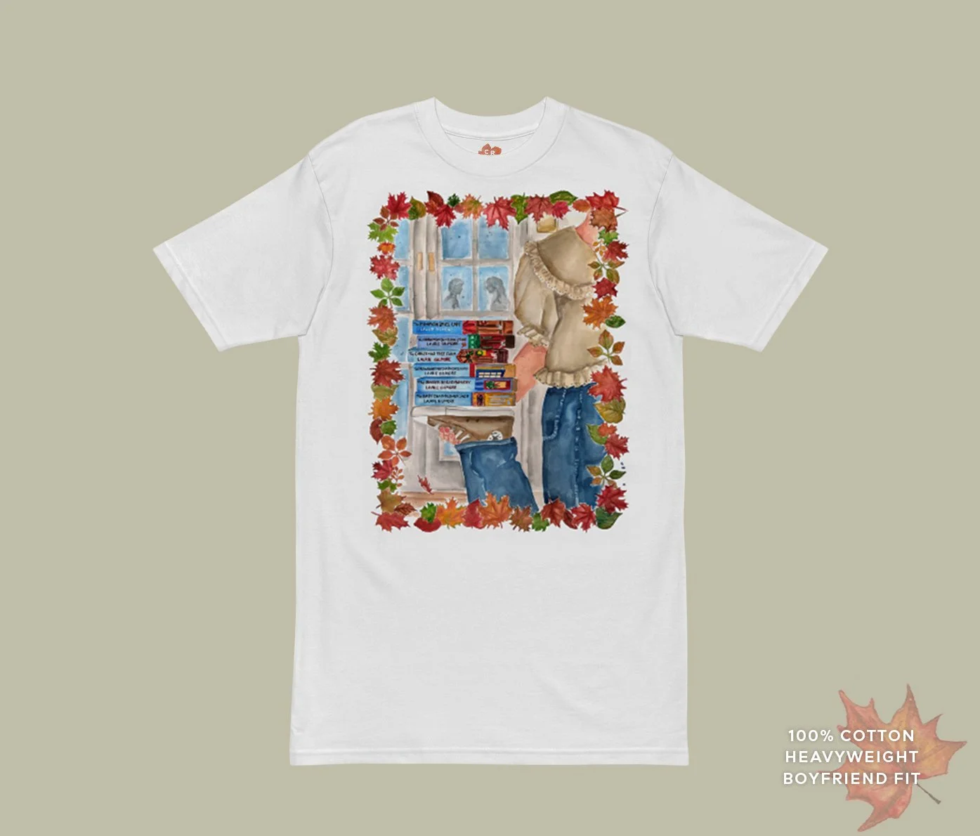 Dream Harbor series t-Shirt – Laurie Gilmore fall collection heavyweight boyfriend fit tee.jpg