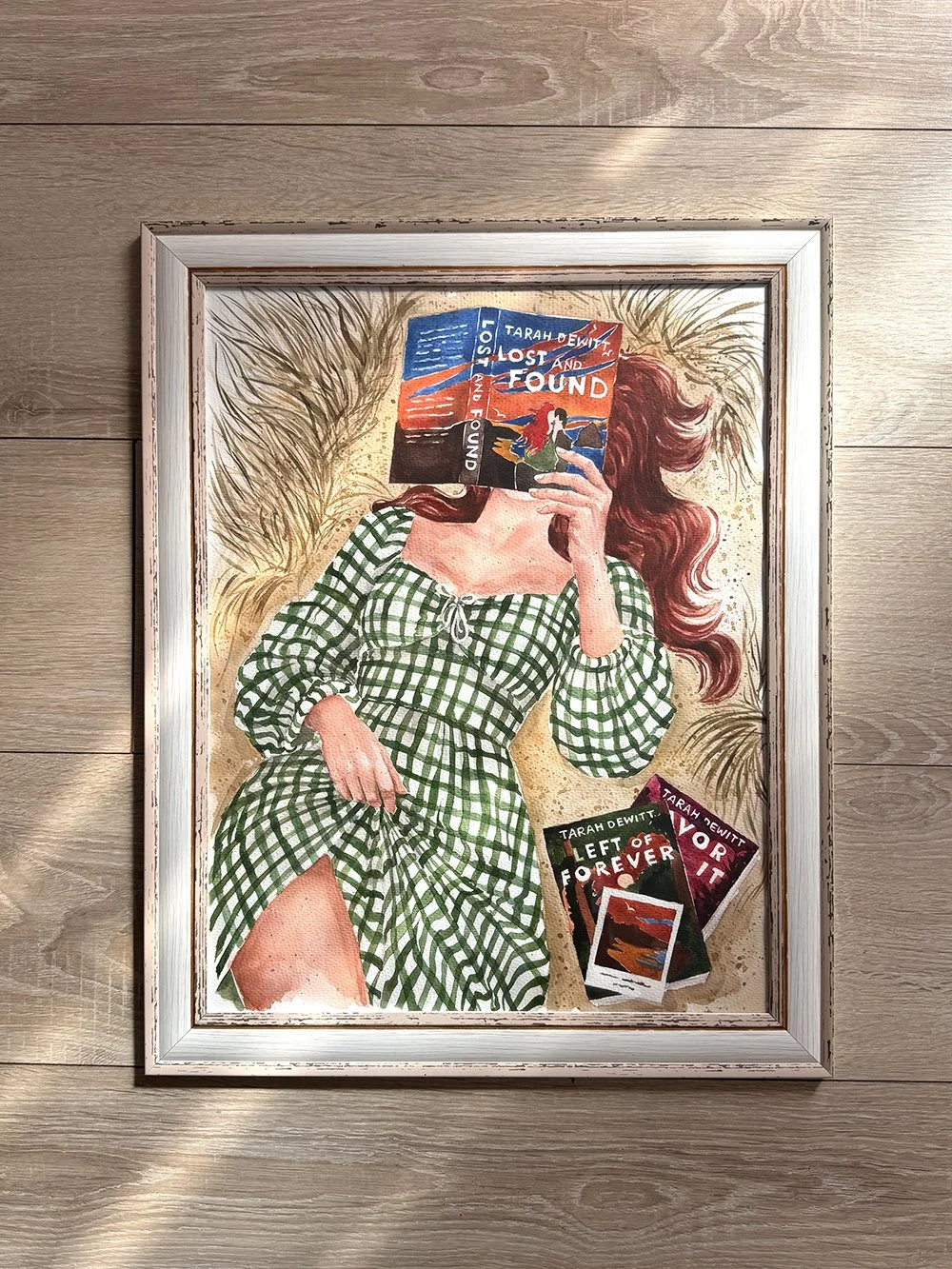 Lost and Found book original watercolor painting on paper