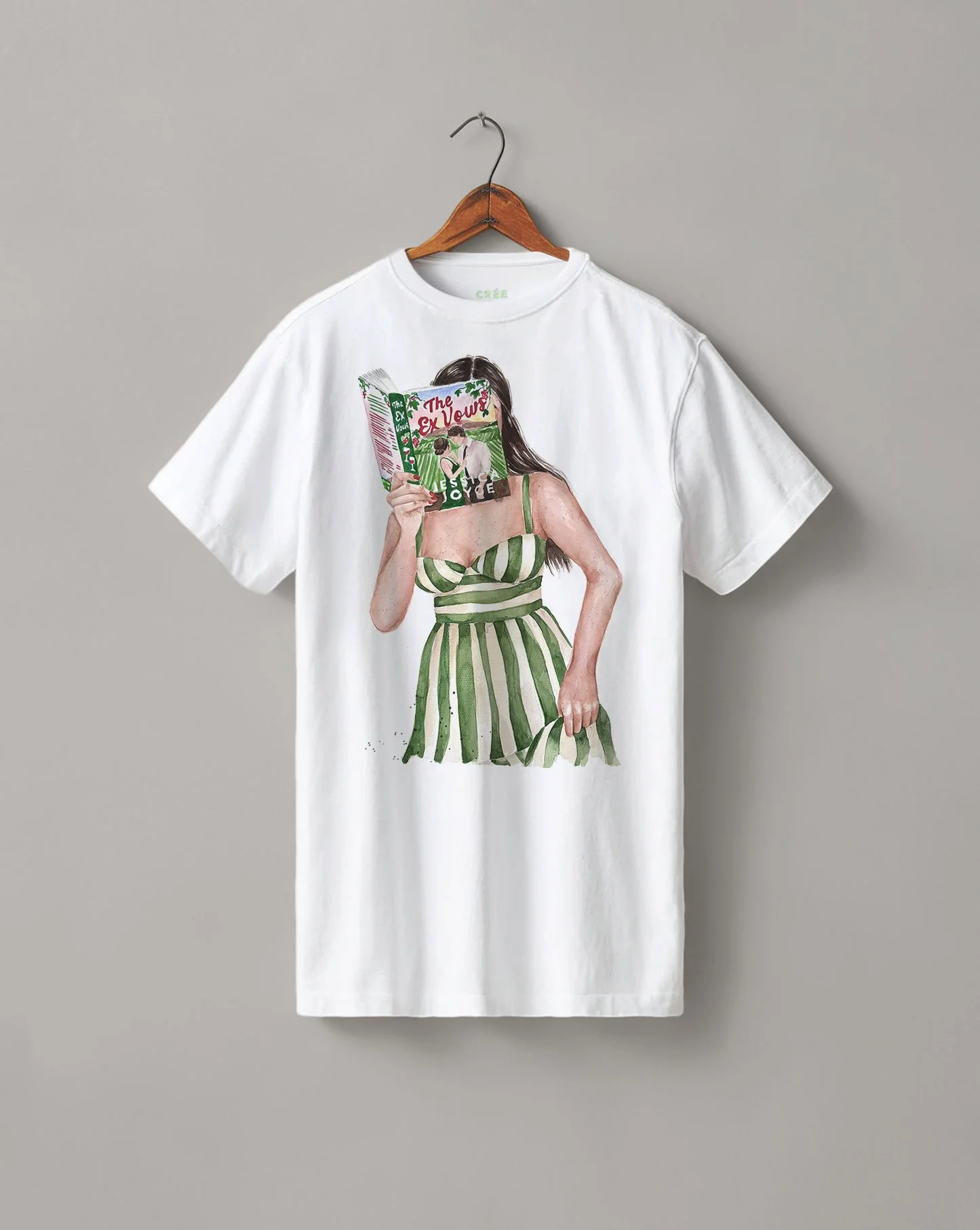 The Ex Vows book t-shirt, Jessica Joyce romance merch.jpg