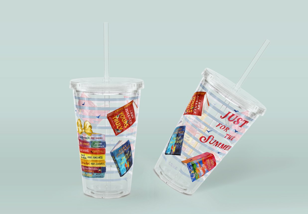 Just for the summer plastic cup | Abby Jumenes club plastic cup for cold drinks