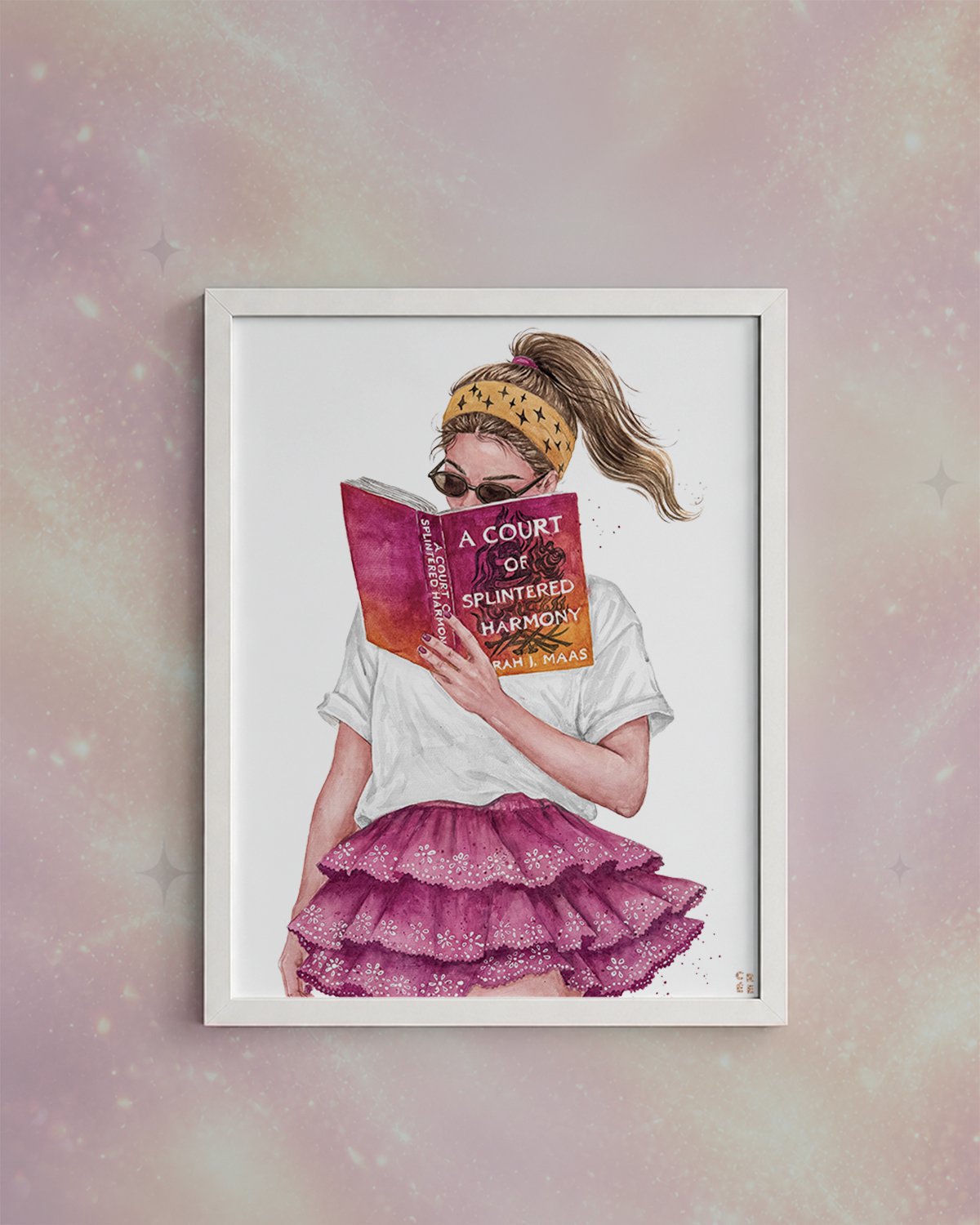 A Court of Splintered Harmony book inspired art print