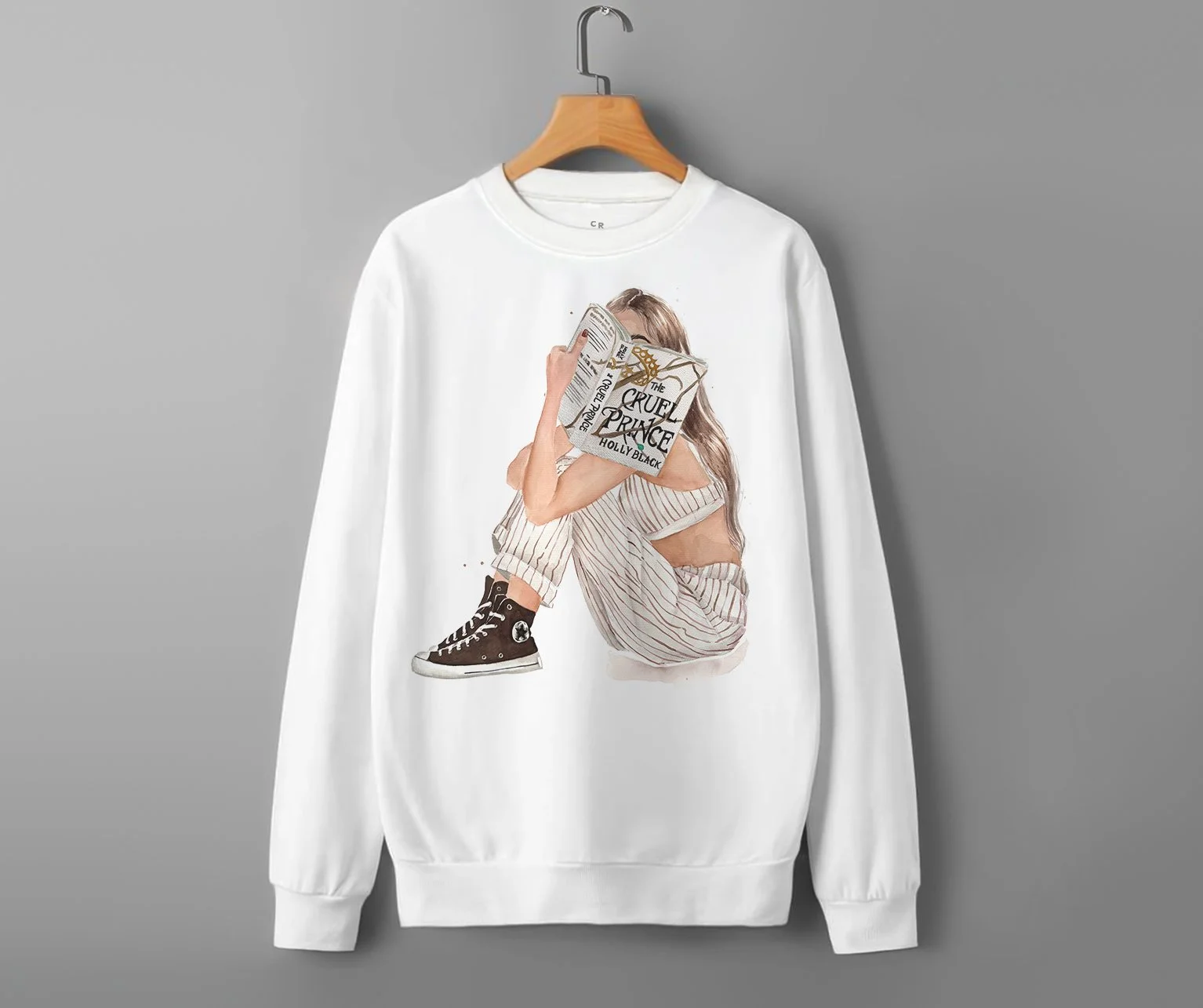 The Cruel Prince Sweatshirt | Holly Black Book Merch | Folk of the Air Cozy Pullover | Fantasy Reader Gift .jpg