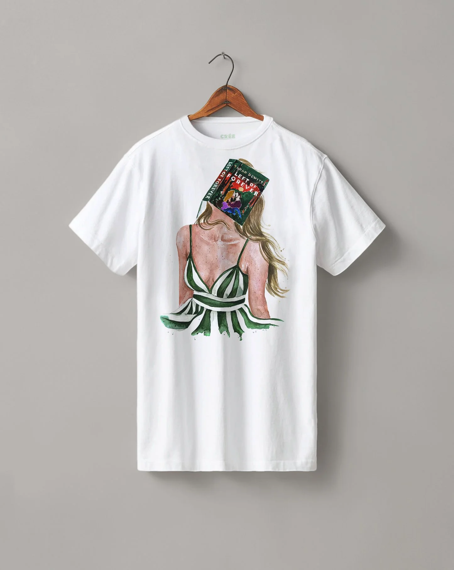 Left of Forever book t-shirt, Tarah DeWitt romance merch.jpg