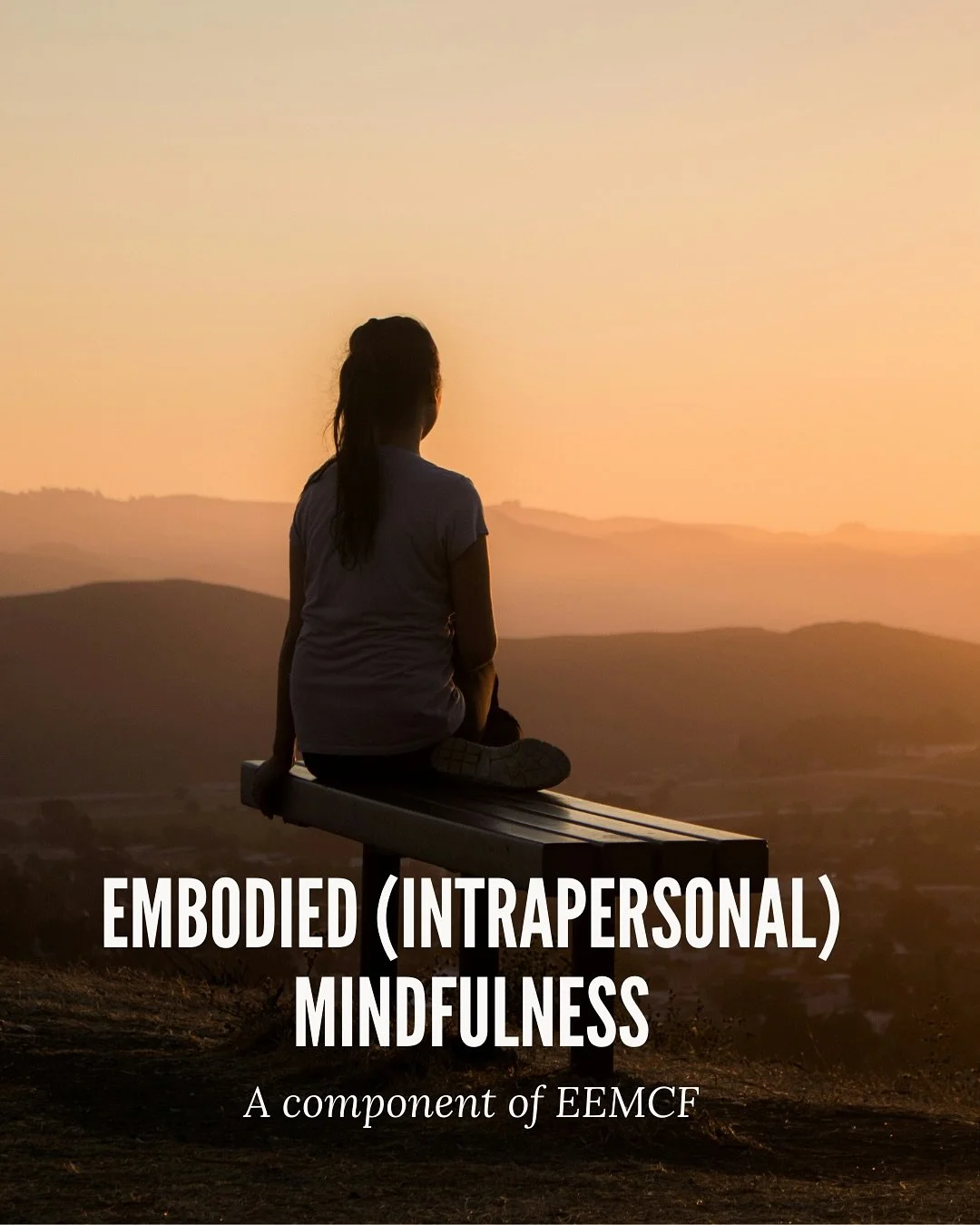 Embodied (intrapersonal) mindfulness is a component of the Embodied & Embedded Mindfulness and Compassion Framework (EEMCF). It explores mindfulness as a mind–body experience grounded in ðŽïļ breath, ð§ posture, ðķ movement, and â sensation.
