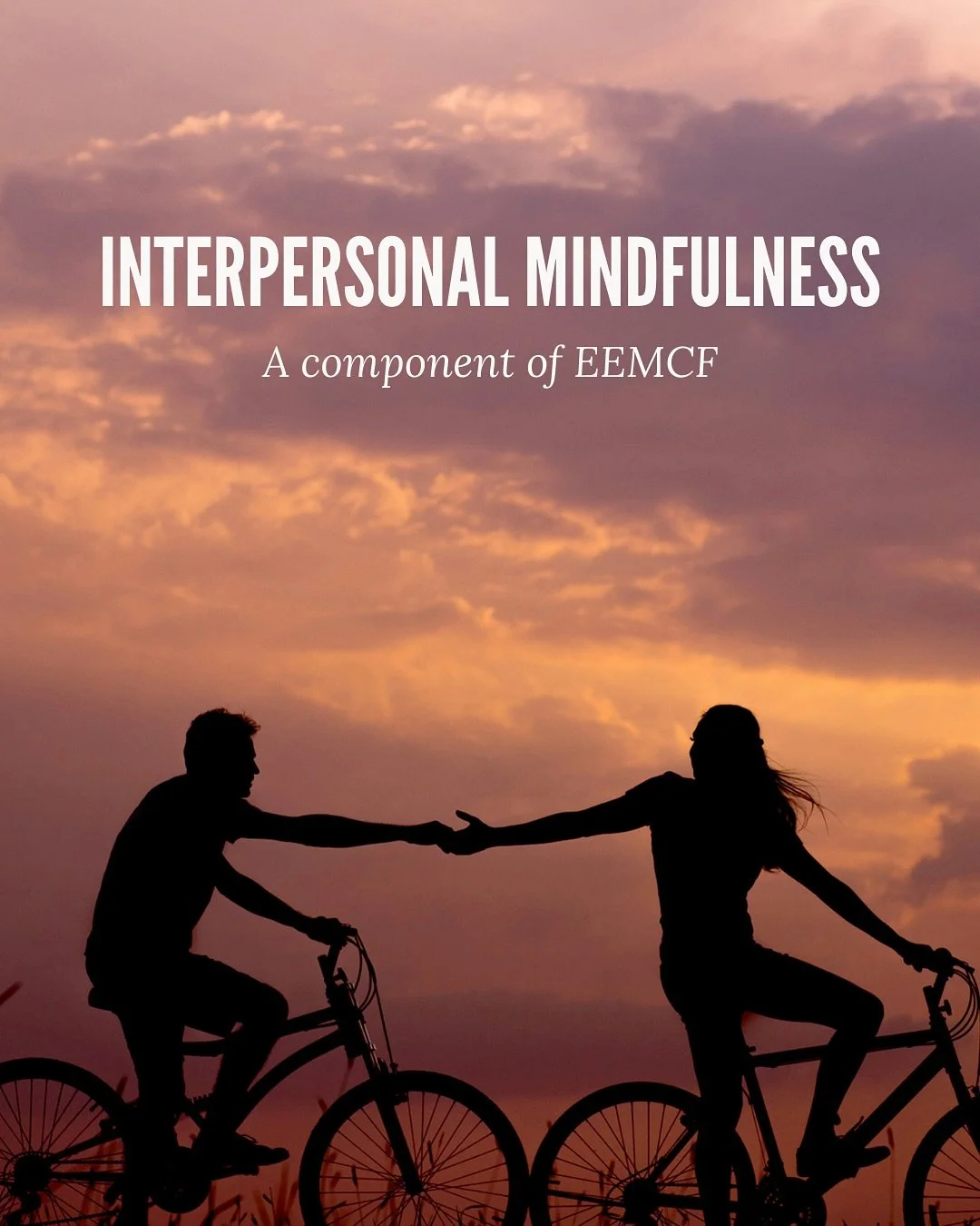 Interpersonal mindfulness is a pillar of the Embodied & Embedded Mindfulness and Compassion Framework (EEMCF). It explores mindfulness in a wide variety of relationships as experienced through ð attuning to the other person, ð§ being present in