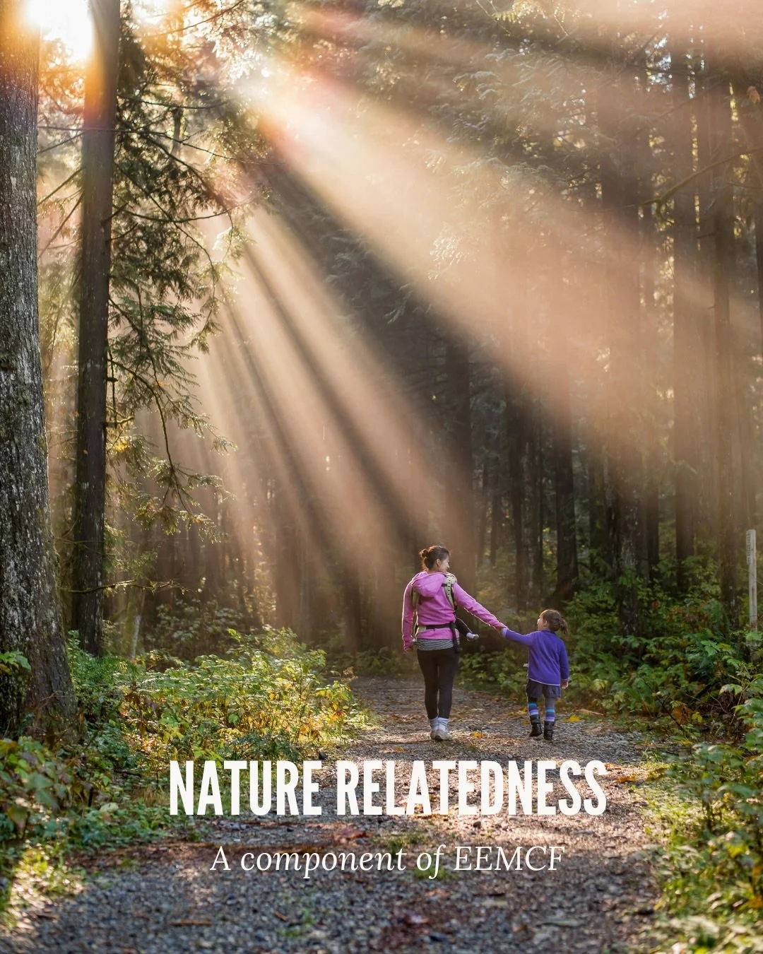 In the Embodied &amp; Embedded Mindfulness and Compassion Framework (EEMCF), mindfulness and compassion extend beyond the self and others to include our relationship with the&nbsp;natural world.&nbsp;

Cultivating&nbsp;nature relatedness &mdash; thro