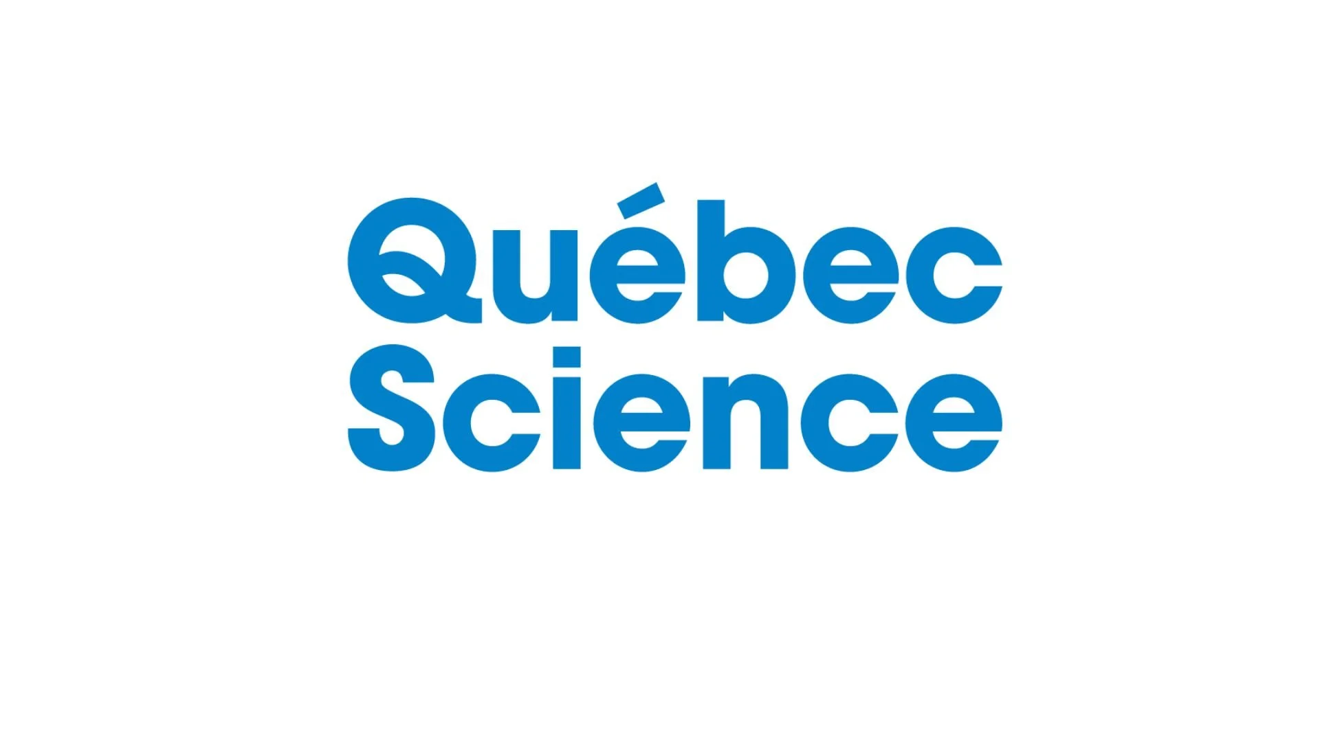 Quebec Science logo in blue text on a white background.