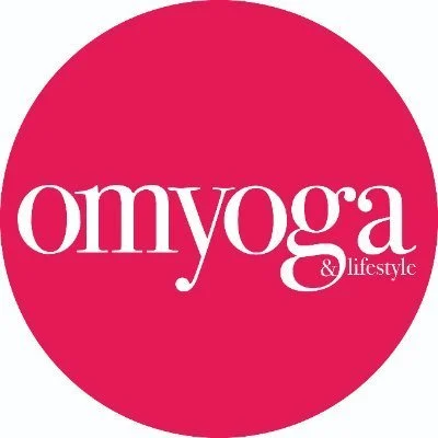 omyoga magazine's logo. 