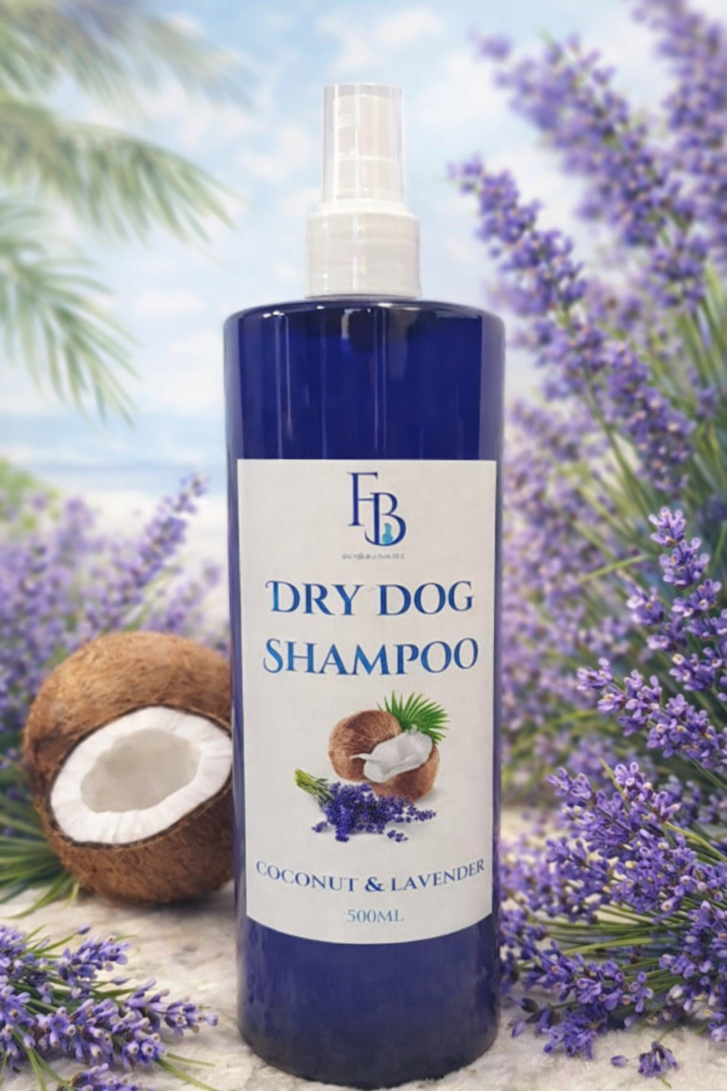 🐾🌿A very clever Coconut and Lavender Dry Dog Shampoo - 250ml🐾🌿