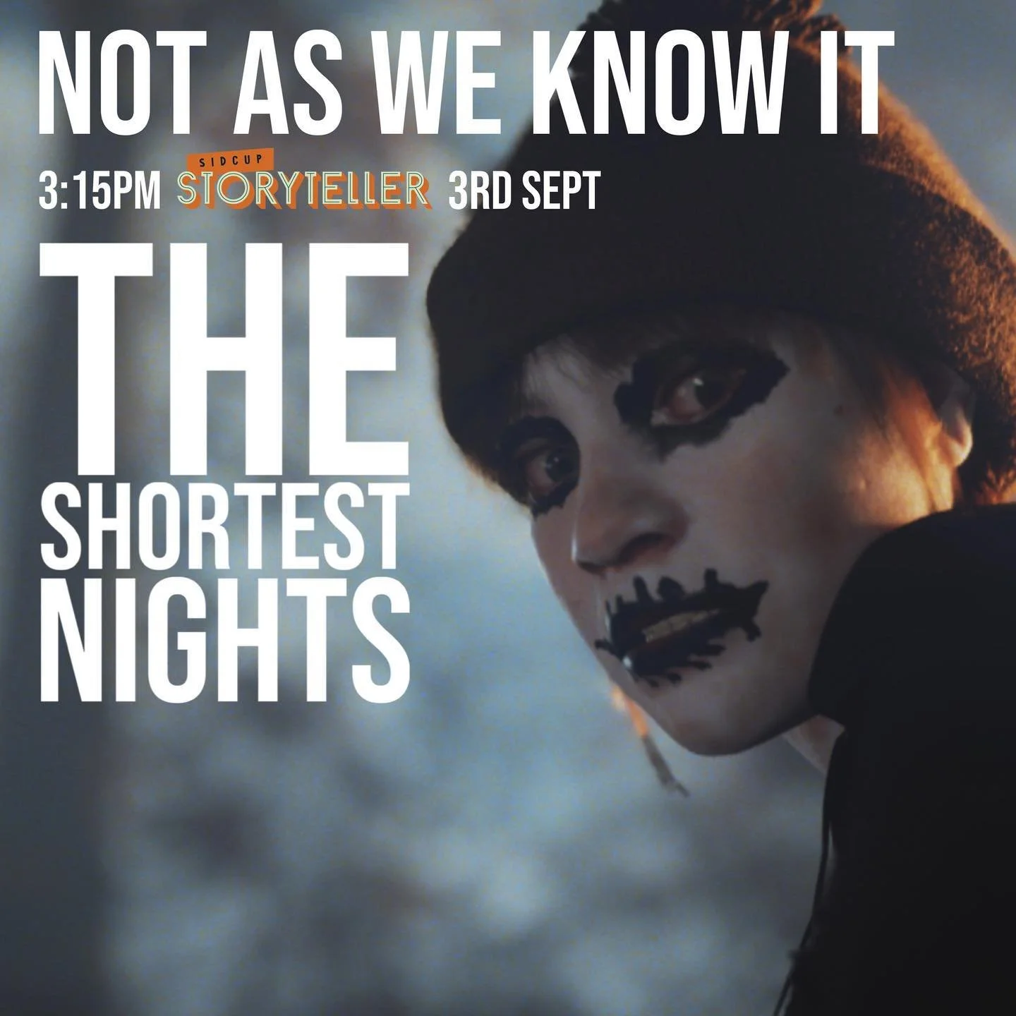 Our final screening at 3:15pm on Sunday 3rd Sept at @sidcupstoryteller is our awesome &lsquo;NOT AS WE KNOW IT&rsquo; programme. Otherworldly tales and alternate realities are enriched with cinematic flair and entertaining and gripping storytelling. 