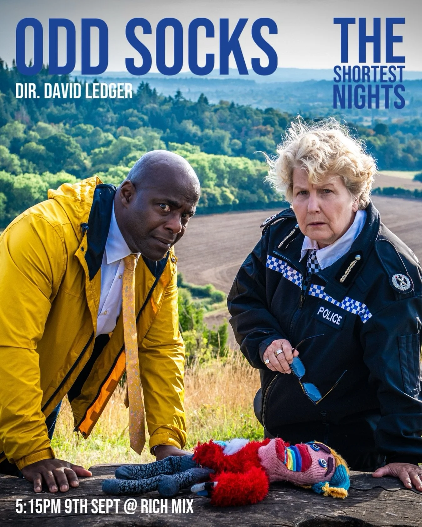 Our DARK AND TWISTED: Double Bill second half, serves up delightfully dark comedies. Featuring this marvellous movie-clich&eacute; monster mash-up from @_david_ledger starring @patersondjoseph &amp; Sandi Toksvig - check out the rest of the nail-biti