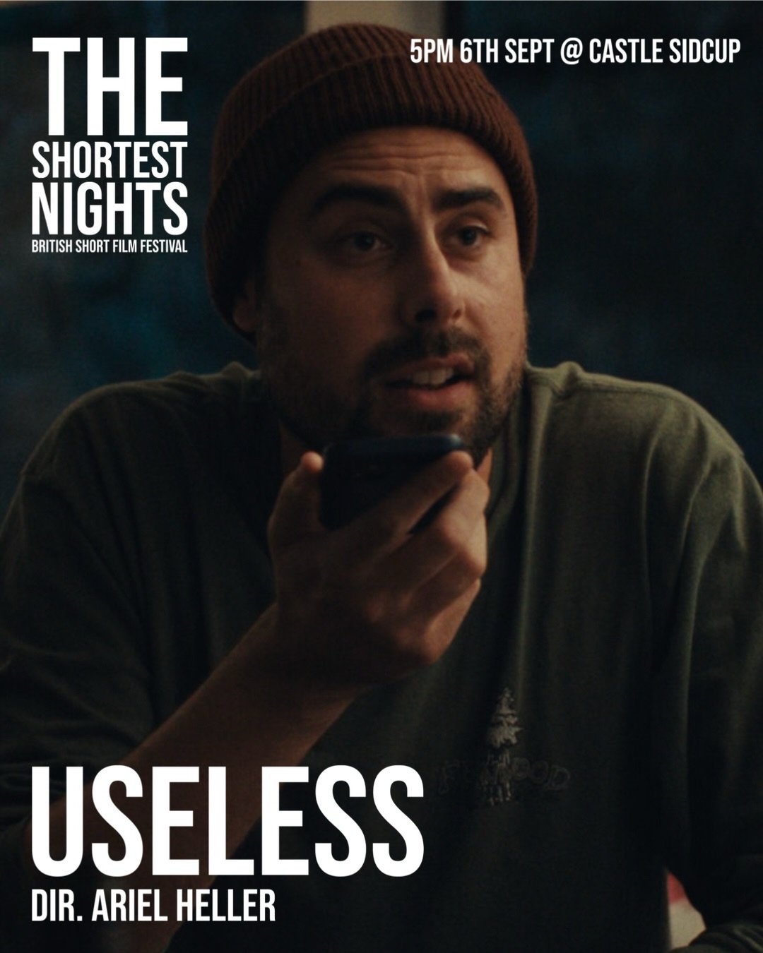 USELESS is a beautiful slice-of-life dramedy following a man who uses AI as a therapist&hellip; what could go wrong? Catch it as part of our FALLOUT programme at 5pm on 6th September at @castlesidcup - ticket link on our bio 🎟️🎬🙂